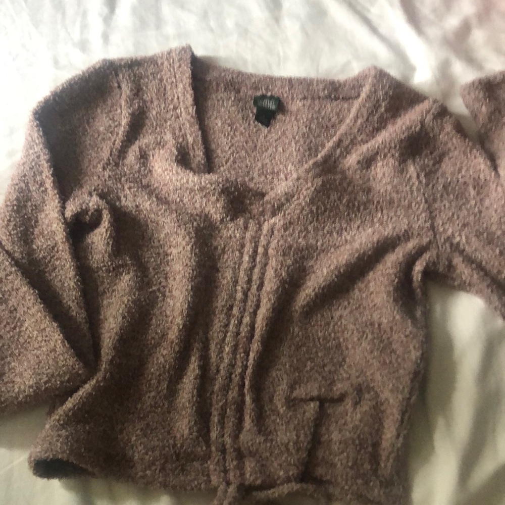 Fuzzy purple Longsleve shirt